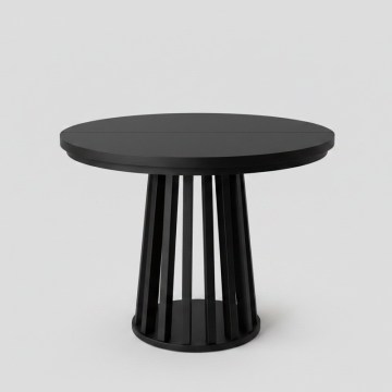 Tavolo da pranzo allungabile NEXUS 100/140x77 cm nero