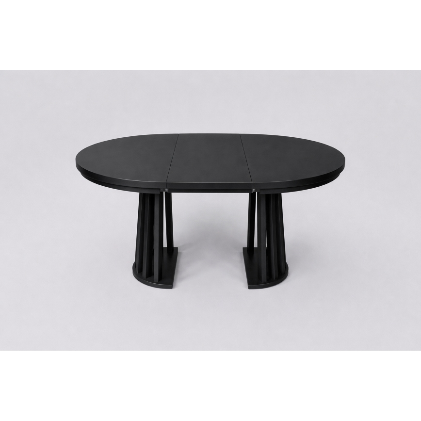 Tavolo da pranzo allungabile NEXUS 100/140x77 cm nero
