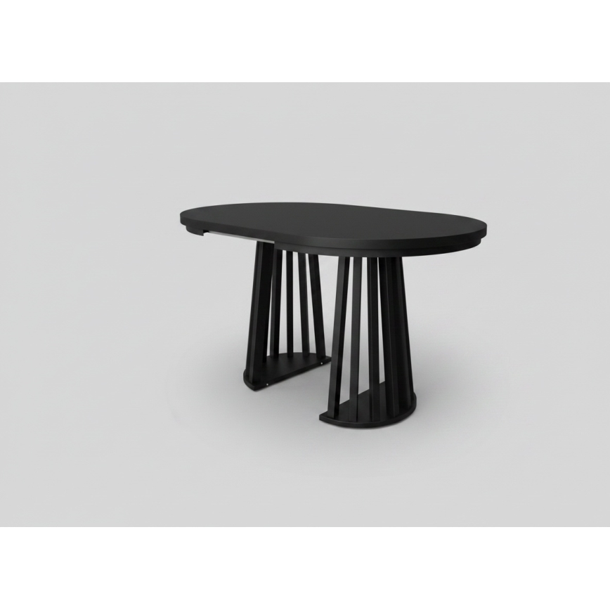Tavolo da pranzo allungabile NEXUS 100/140x77 cm nero