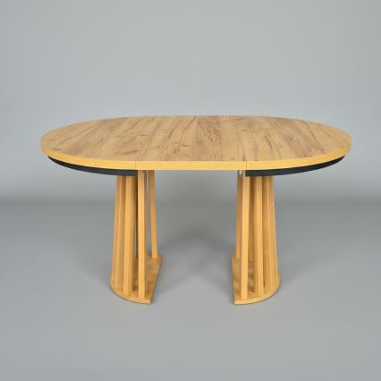 Tavolo da pranzo allungabile NEXUS 100/140x77 cm rovere craft/nero