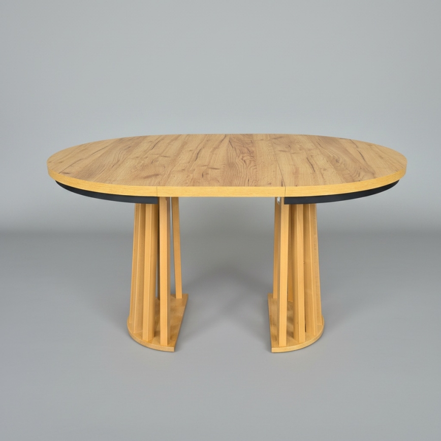Tavolo da pranzo allungabile NEXUS 100/140x77 cm rovere craft/nero
