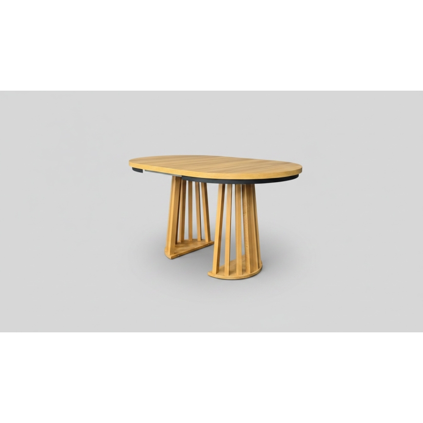 Tavolo da pranzo allungabile NEXUS 100/140x77 cm rovere craft/nero