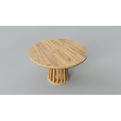 Tavolo da pranzo allungabile NEXUS 100/140x77 cm rovere craft/nero