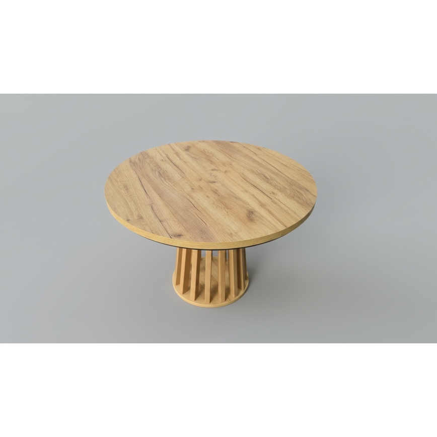 Tavolo da pranzo allungabile NEXUS 100/140x77 cm rovere craft/nero