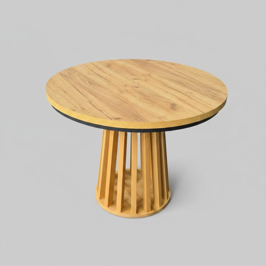 Tavolo da pranzo allungabile NEXUS 100/140x77 cm rovere craft/nero