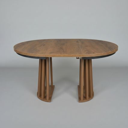 Tavolo da pranzo allungabile NEXUS 100/140x77 cm rovere lefkas/nero
