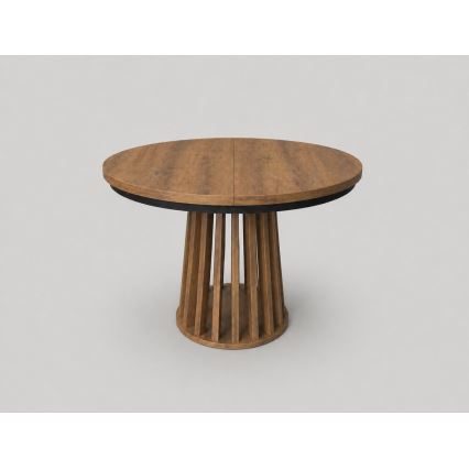 Tavolo da pranzo allungabile NEXUS 100/140x77 cm rovere lefkas/nero