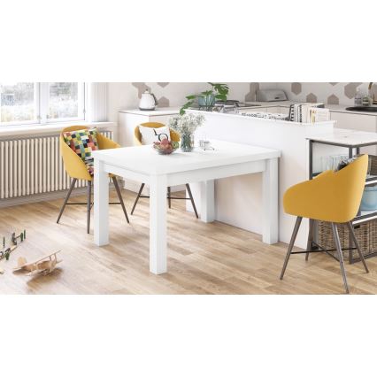 Tavolo da pranzo allungabile per 12 persone RALF 120/270x90 cm bianco