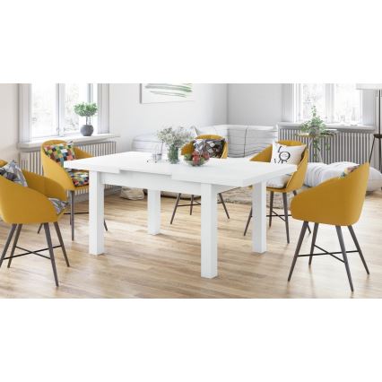 Tavolo da pranzo allungabile per 12 persone RALF 120/270x90 cm bianco