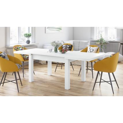 Tavolo da pranzo allungabile per 12 persone RALF 120/270x90 cm bianco