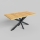 Tavolo da pranzo allungabile SAMLE 150/190x80 cm rovere craft/nero