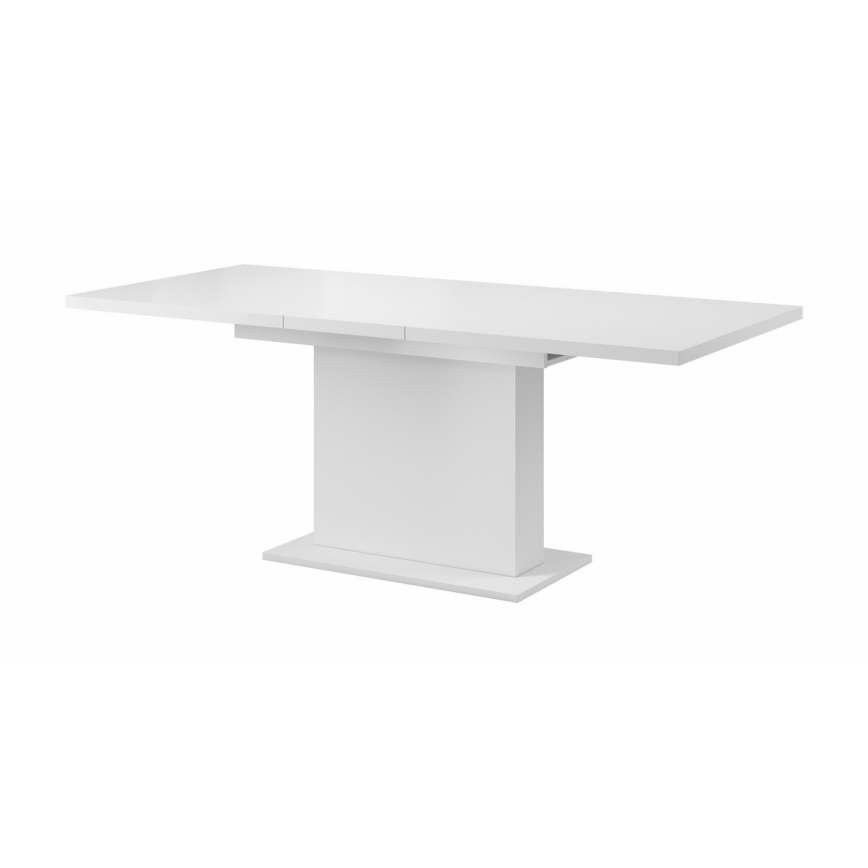 Tavolo da pranzo allungabile STRAP 160/200 x 90 cm bianco