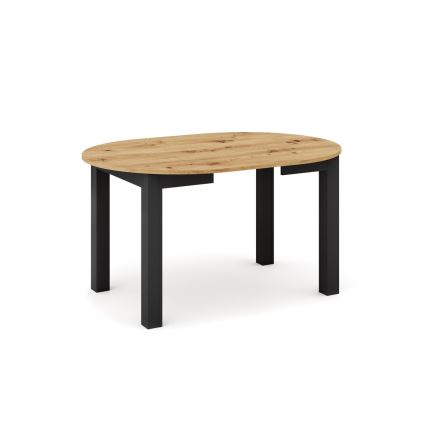 Tavolo da pranzo allungabile WILY rovere artisan/nero