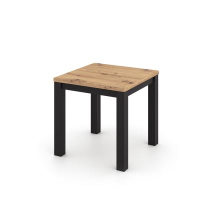 Tavolo da pranzo allungabile ZARO rovere artisan/nero