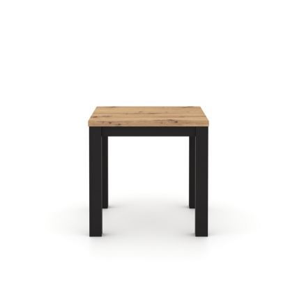 Tavolo da pranzo allungabile ZARO rovere artisan/nero