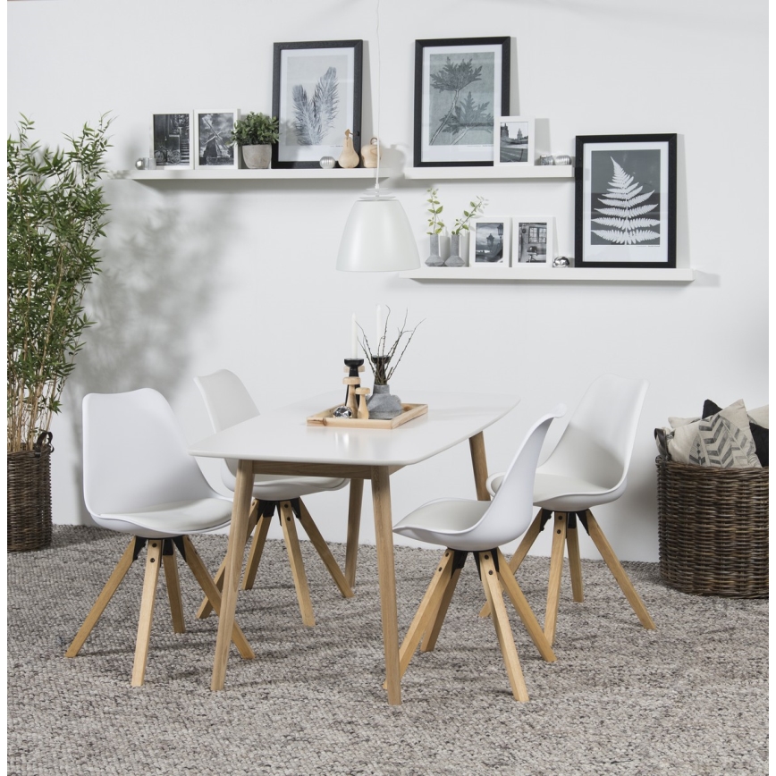 Tavolo da pranzo BERG bianco