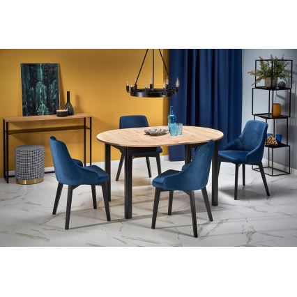 Tavolo da pranzo CALMIO rovere artisan/nero