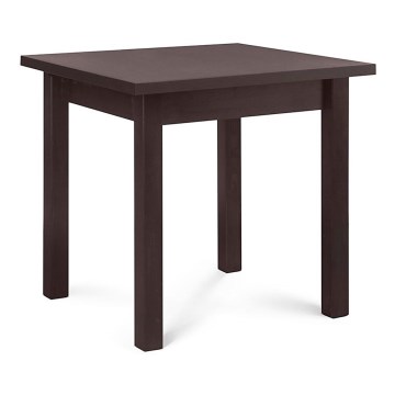 Tavolo da pranzo HOSPE 78x80 cm faggio/wenge