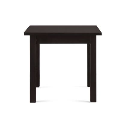 Tavolo da pranzo HOSPE 78x80 cm faggio/wenge