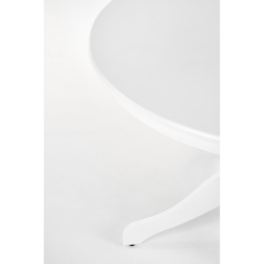 Tavolo da pranzo KOTI Ø 106 cm, bianco