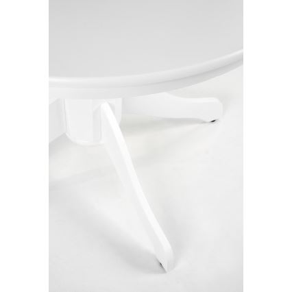 Tavolo da pranzo KOTI Ø 106 cm, bianco