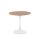 Tavolo da pranzo LUGI Ø 80 cm marrone/bianco