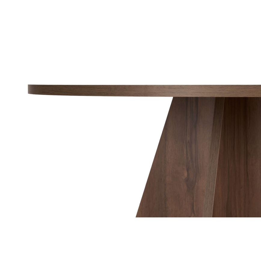 Tavolo da pranzo MATIN, diametro 120 cm, noce