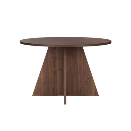 Tavolo da pranzo MATIN, diametro 120 cm, noce