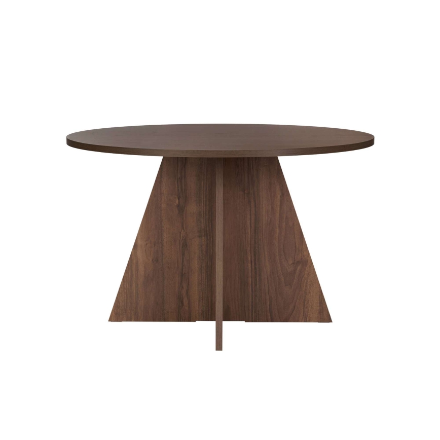 Tavolo da pranzo MATIN, diametro 120 cm, noce