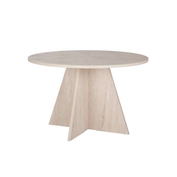 Tavolo da pranzo MATIN Ø 120 cm travertino