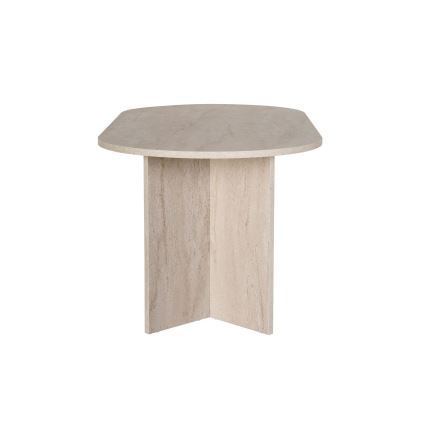 Tavolo da pranzo NEL 180x90 cm in travertino