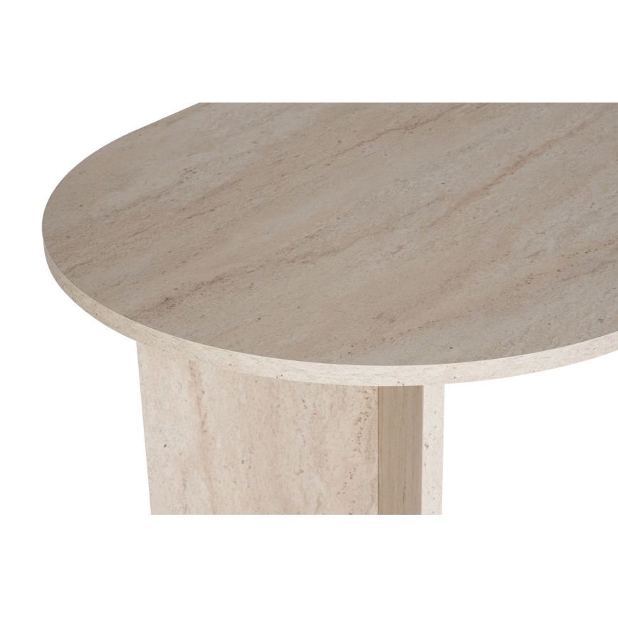 Tavolo da pranzo NEL 180x90 cm in travertino