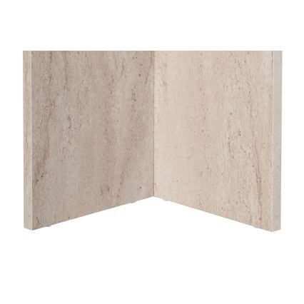 Tavolo da pranzo NEL 180x90 cm in travertino