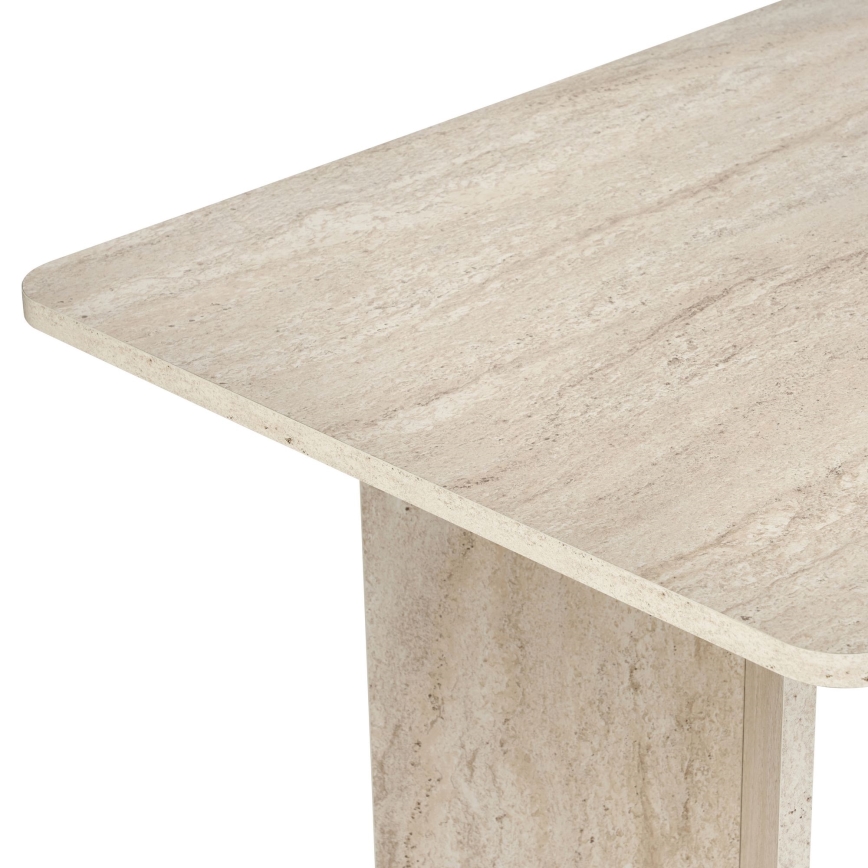 Tavolo da pranzo NEL 180x90 cm travertino