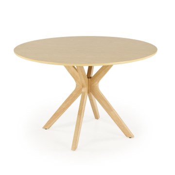 Tavolo da pranzo NICOLAS Ø 120 cm, marrone
