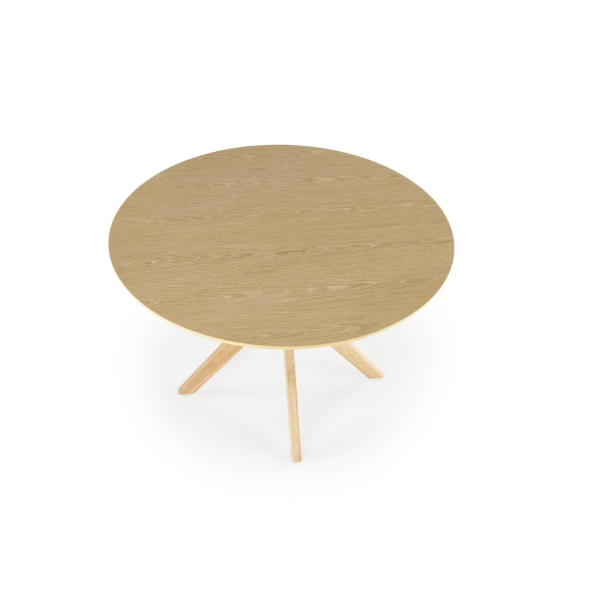 Tavolo da pranzo NICOLAS Ø 120 cm, marrone