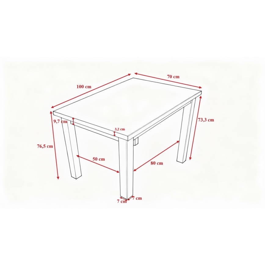 Tavolo da pranzo NOAH quercia sonoma