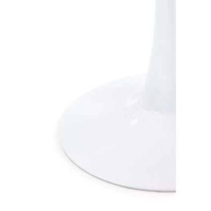 Tavolo da pranzo PACIS, finitura effetto marmo bianco/bianco