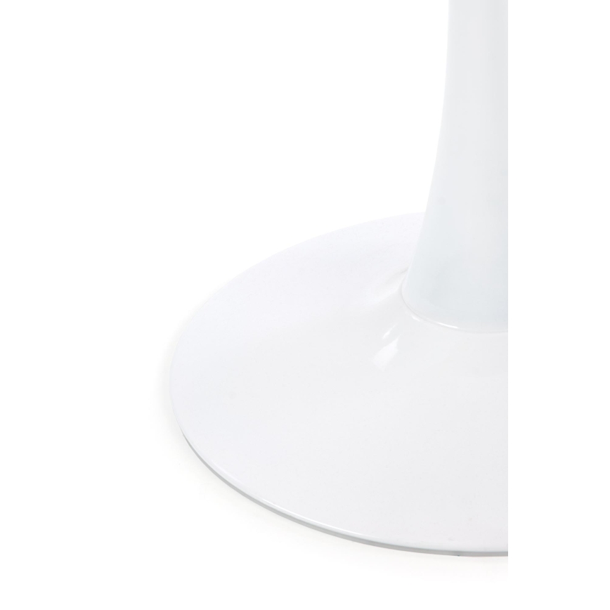 Tavolo da pranzo PACIS, finitura effetto marmo bianco/bianco