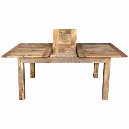 Tavolo da pranzo pieghevole HINA 180x90 cm legno solido/mango