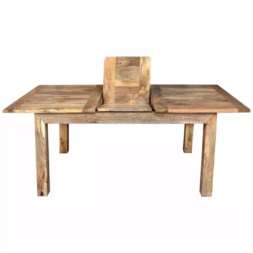 Tavolo da pranzo pieghevole HINA 180x90 cm legno solido/mango