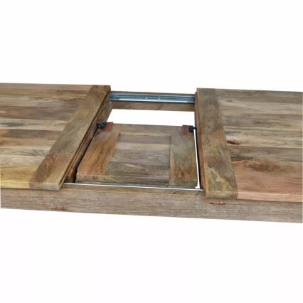 Tavolo da pranzo pieghevole HINA 180x90 cm legno solido/mango