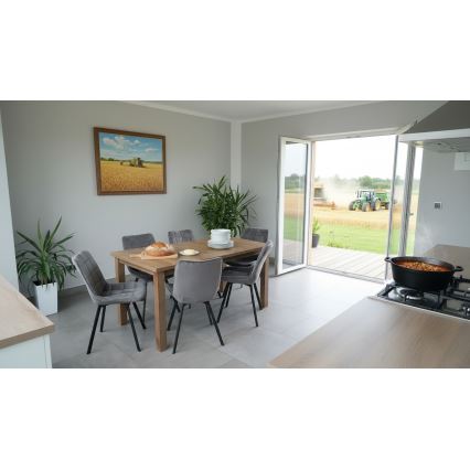 Tavolo da pranzo pieghevole LIAM quercia