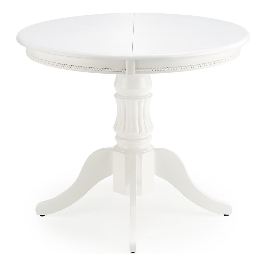 Tavolo da pranzo pieghevole WILLIAM 75x124 cm bianco
