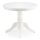 Tavolo da pranzo pieghevole WILLIAM 75x124 cm bianco