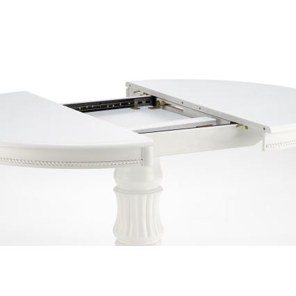 Tavolo da pranzo pieghevole WILLIAM 75x124 cm bianco