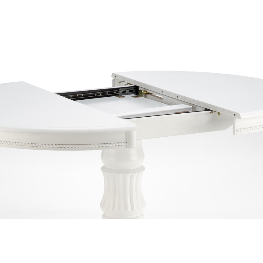 Tavolo da pranzo pieghevole WILLIAM 75x124 cm bianco
