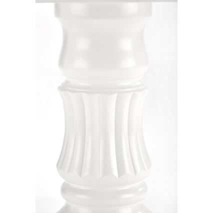 Tavolo da pranzo pieghevole WILLIAM 75x124 cm bianco