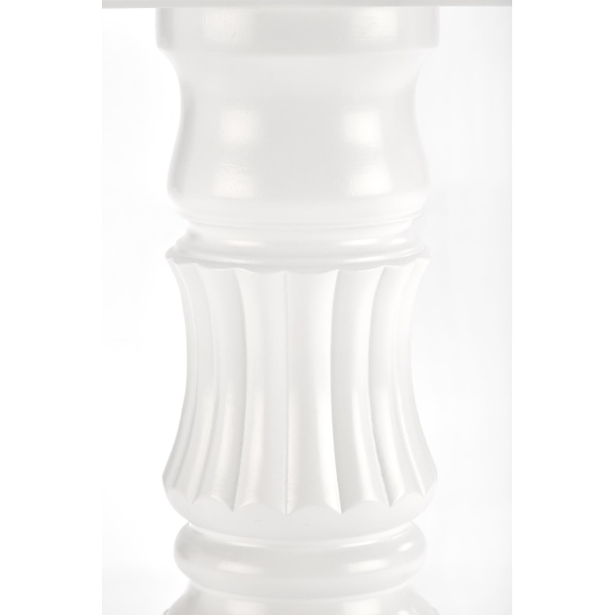 Tavolo da pranzo pieghevole WILLIAM 75x124 cm bianco