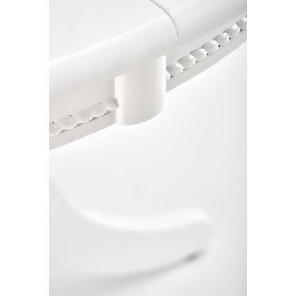 Tavolo da pranzo pieghevole WILLIAM 75x124 cm bianco
